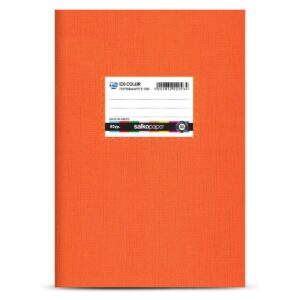 Τετράδιο Πλαστικό Ex-Color 17Χ25 Εκθέσεων 50φ Πορτοκαλί Salko 2082