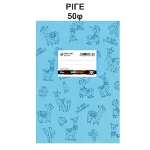 Τετράδιο Πλαστικό D-Color 17Χ25 Σιέλ 50φ Salko 2730