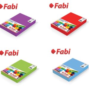 Χαρτόνι Κολάζ Α4 220γρ 100φ Fabi