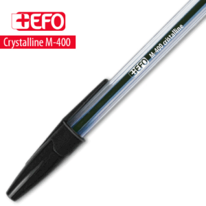 Στυλό +Εfo Crystalline M-400 Μ Μαύρο 384002