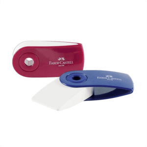 Γόμα Faber Castell Sleeve Mini Red Blue 182411