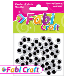 Ματάκια Αυτοκόλλητα Fabi 10mm 50τεμ 130128