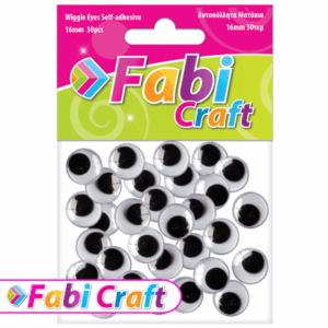 Ματάκια Αυτοκόλλητα Fabi 16mm 30τεμ 130131