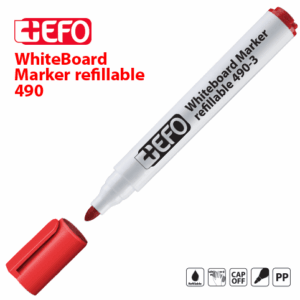 Μαρκαδόρος Πίνακα +Efo 490-3 Κόκκινο