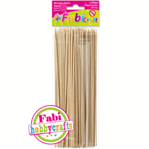 Ξυλάκια Χειροτεχνίας Fabi 40cm Ø5mm 50τεμ 130158