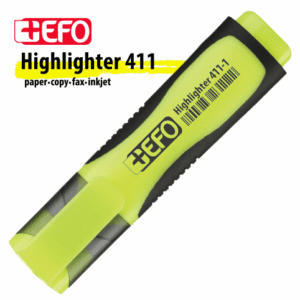 Μαρκαδόρος Υπογράμμισης +Efo 411-1 Κίτρινο