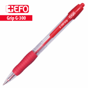 Στυλό +Εfo G-300 Grip Μ Κόκκινο 383003