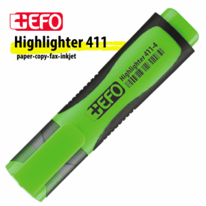 Μαρκαδόρος Υπογράμμισης +Efo 411-4 Πράσινο