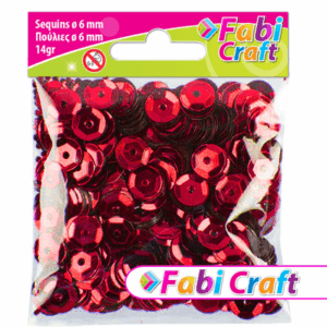 Πούλιες Fabi 6mm 14gr Κόκκινο 130316