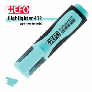 Μαρκαδόρος Υπογράμμισης +Efo 412-5 Pastel Μπλε