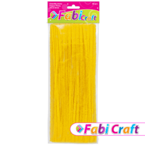 Σύρμα Πίπας Fabi 0.6x30cm 50τεμ Κίτρινο 130113
