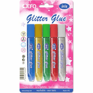 Χρυσόκολλα +Efo Iris 13ml Blister 5 χρώματα 301155