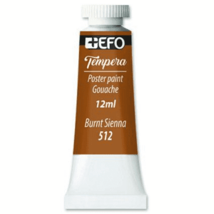 Τέμπερα +Efo 12ml Καφέ 382512