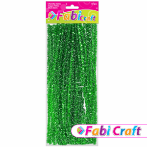 Σύρμα Πίπας Μεταλλιζέ Fabi 0.6x30cm 50τεμ Πράσινο 130123