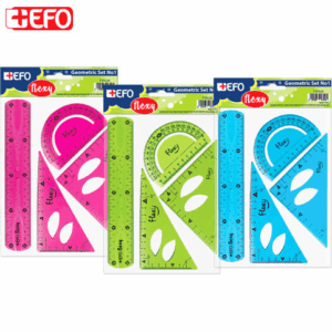 Χάρακες Σετ 20cm +Efo Flexy 4τεμ Νο1 770520