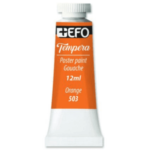 Τέμπερα +Efo 12ml Πορτοκαλί 382503