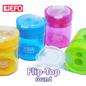 Ξύστρα +Efo Flip-Top Round Βαρελάκι 2 τρύπες 380250