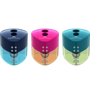 Ξύστρα Faber Castell Auto Διπλή Δίχρωμη 2019 183103