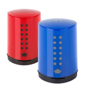 Ξύστρα Faber Castell Grip Mini Κόκκινο Μπλε 183710