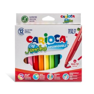 Μαρκαδόροι Carioca Jumbo 12τεμ
