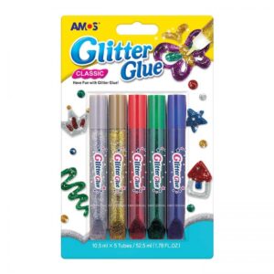 Χρυσόκολλα AMOS 10,5ml Blister 5 χρώματα