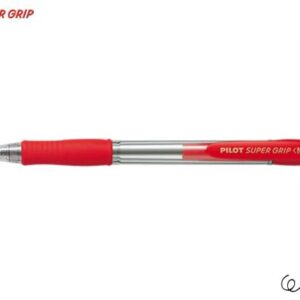 Pilot Στυλό Super Grip Medium 1.0mm Κόκκινο