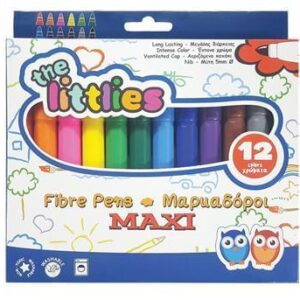 Μαρκαδόροι The Littles Maxi 12τεμ Diakakis 000646034