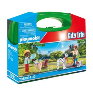 Playmobil Βαλιτσάκι Βόλτα με σκυλάκια 70530