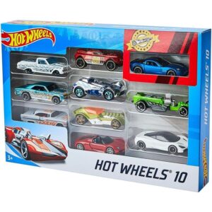 Hotwheels Σετ 10 αυτοκινητάκια 6 Σχέδια Mattel 54886