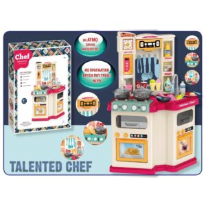 Chef Κουζίνα 77cm Φως & Ήχος Κόκκινο 5799