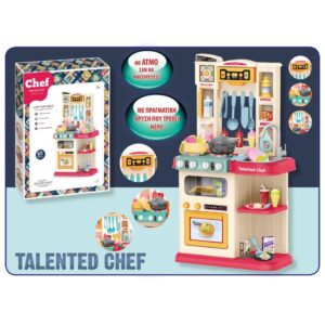 Chef Κουζίνα 78,5cm Φως & Ήχος Κόκκινο 5801