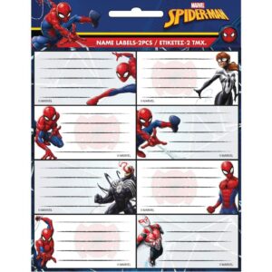 Ετικέτες 2φύλλα 16ετικέτες Spiderman 777-51846 Gim