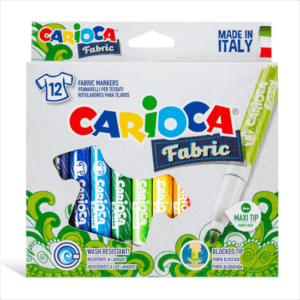 Μαρκαδόροι Carioca Fabric 12τεμ 409579