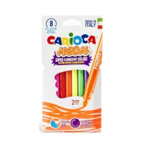 Μαρκαδόροι Carioca Neon 8τεμ