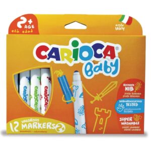 Μαρκαδόροι Carioca Baby 12τεμ