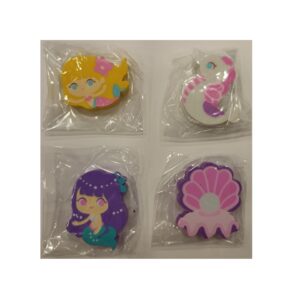 Γόμα Γοργόνα 1τεμ 4 σχέδια