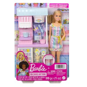 Barbie Κούκλα Εργαστήριο Παγωτού Mattel HCN46