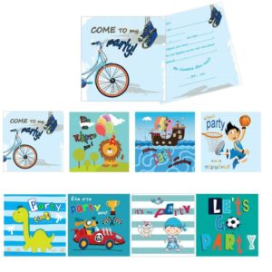 Προσκλήσεις Για Party 6τεμ The Paper Box Boy