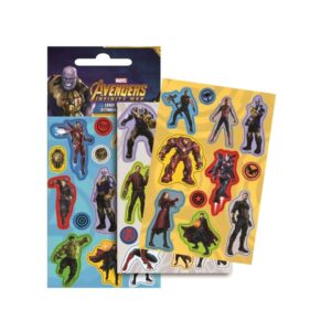 Αυτοκόλλητα Laser Avengers 1 Φύλλο 3 Σχέδια Gim 777-53910