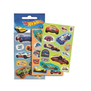 Αυτοκόλλητα Laser HotWheels 1 Φύλλο 3 Σχέδια Gim 779-80410