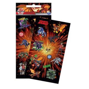 Αυτοκόλλητα Foam Bakugan 1 Φύλλο 2 Σχέδια Gim 775-62138