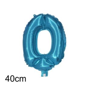 Μπαλόνι Νούμερο Nο0 40cm Γαλάζιο