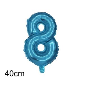 Μπαλόνι Νούμερο Nο8 40cm Γαλάζιο