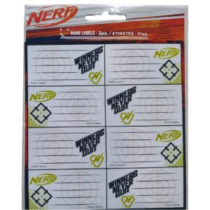 Ετικέτες 2φύλλα 16ετικέτες Nerf Gim 776-00146