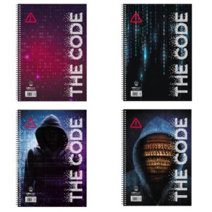 Τετράδιο Σπιράλ 17Χ25 The Code 3θ 6363