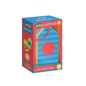 Εκπαιδευτικές Κάρτες Σχήματα,Χρώματα,Αριθμοί Luna 000621789