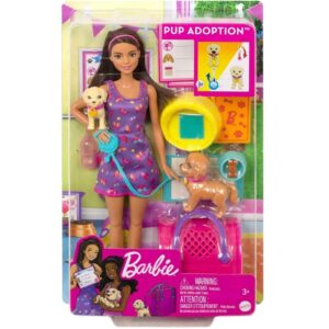 Barbie με Ζωάκια Mattel HKD86