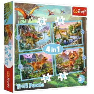 Πάζλ 4 σε 1 Δεινόσαυροι Trefl 34609