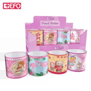 Μολυβοθήκη +Efo Μεταλλική Ø10x11cm For Girls 771301