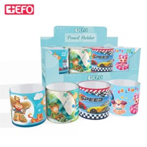 Μολυβοθήκη +Efo Μεταλλική Ø10x11cm For Boys 771401